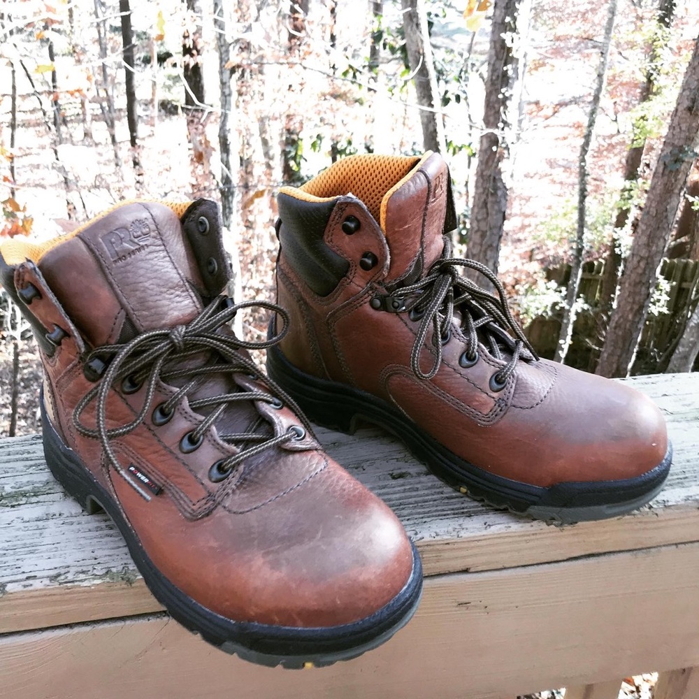 Timberland Pro Titan Safety Toe Boots Vintage View 3